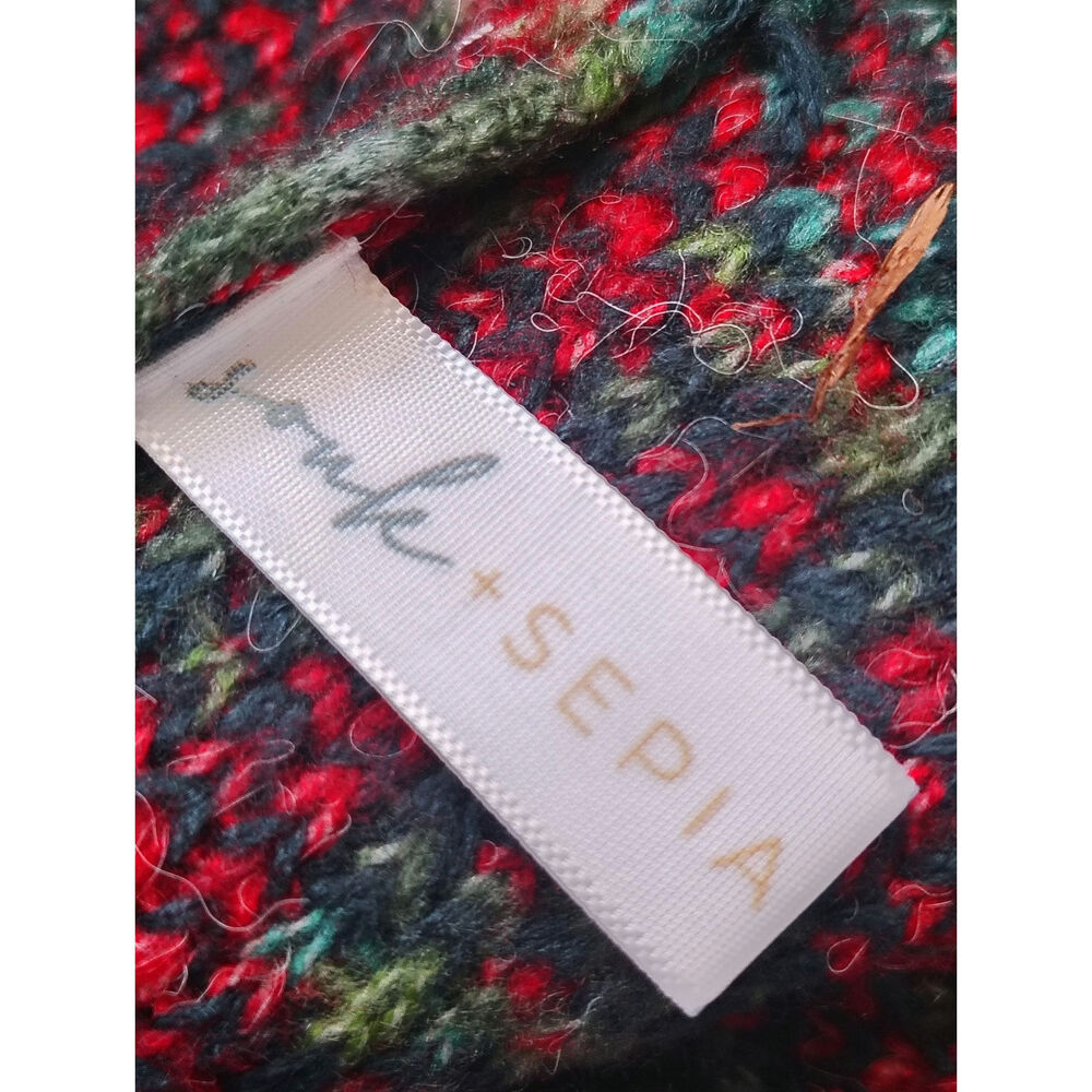Souk + Sepia Cropped Floral Fair Isle Cardigan Sweater Boho Cottagecore
Green M - Picture 4 of 4